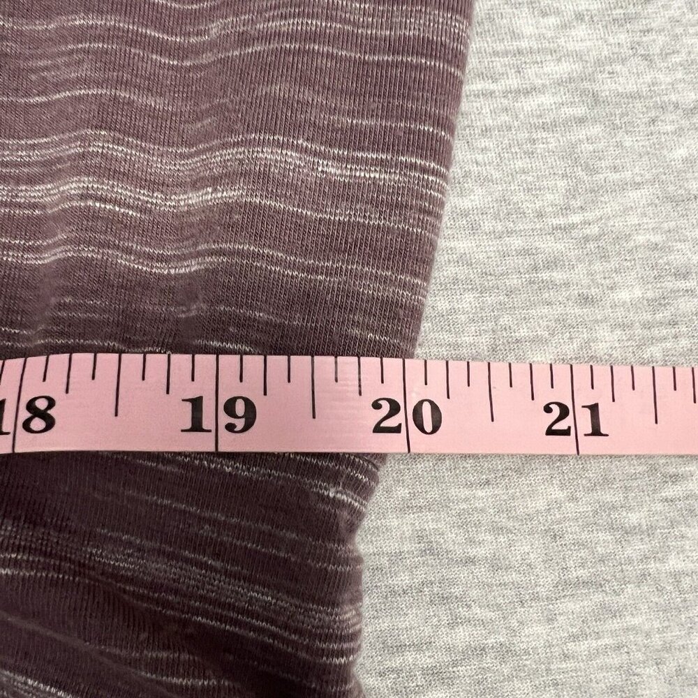 Athleta Avenues Dress Women Extra Large Purple Jersey Tee Soft Cozy Athleisure - Picture 9 of 13
